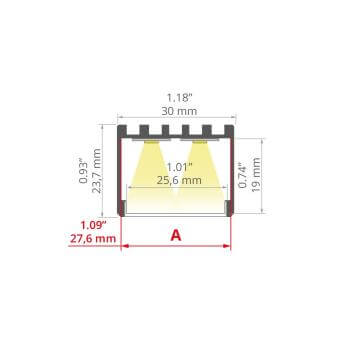 LED-Alu Profil 3035-O